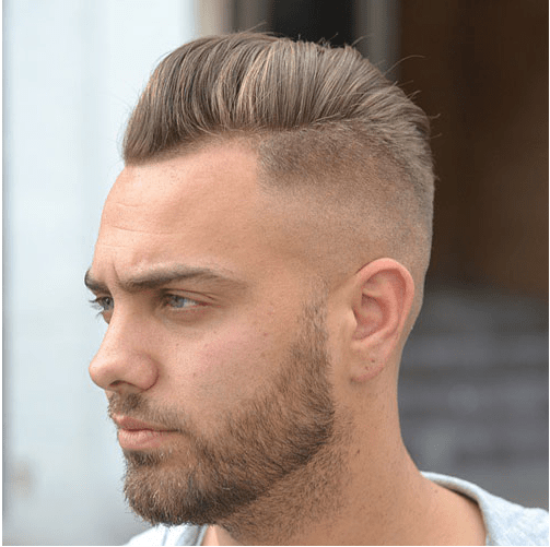 best haircuts for balding men- the pompadour