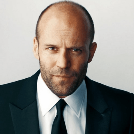 bald men like jason statham looks manly 