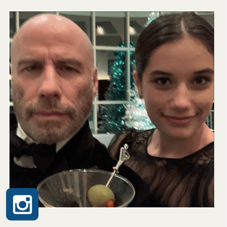 john travolta goes bald instagram